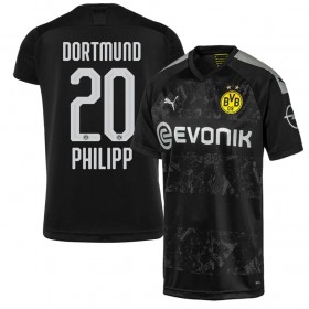 Koszulka Borussia Dortmund Philipp 20 Wyjazdowe Koszulki Piłkarskie 2019-2020 Krótki Rękaw